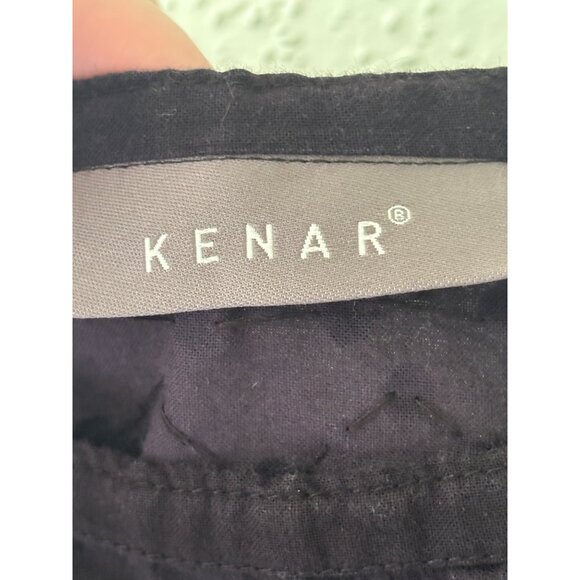 Kenar Bohemian Black & Orange Brown Waist Band Embellished Skirt Size 6 - Picture 7 of 14